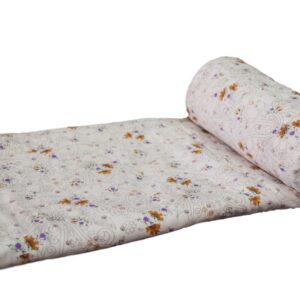 Vissage Elegant Floral Print Single Dohar : 145CM * 224CM