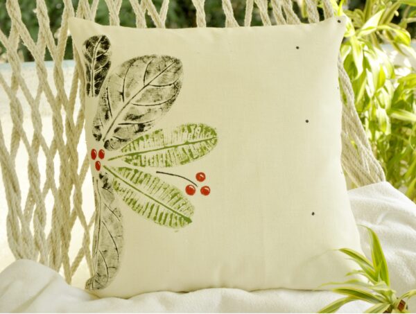 Vissage Spring Leaves Set Of 1 Cushion Cover : 40CM * 40CM