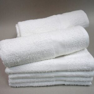 Vissage Pack Of 5 White Hand Towels : 40CM*60CM
