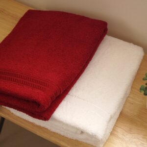 Vissage Cotton Absorbent Bath Towel 470GMS, Pack of 2