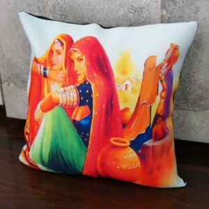 Buy 1 & Get 1 !! Vissage Digital Print 3D Cushion Covers: 16IN * 16IN