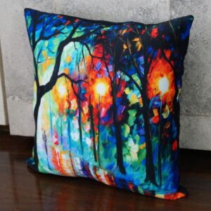 Buy 1 Get 1 ! Vissage Digital Print 3D Cushion Covers: 16IN * 16IN