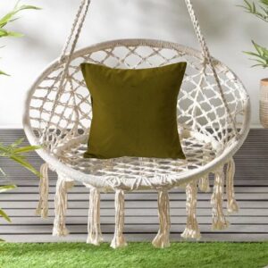 Vissage Premium Plain Soft Velvet Cushion Covers, Pack of 2, 16IN * 16IN
