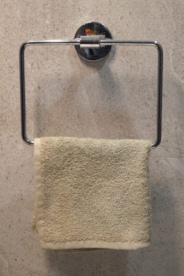 Vissage Absorbent Cotton Bath Towel Set, 2 Bath Towels & 2 Hand Towels, Brown - Image 2