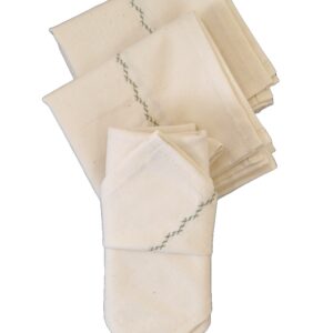 Vissage Designer Handkerchiefs (Men) Cotton: Natural Color, 18IN *18IN
