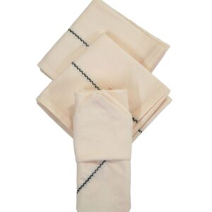 Vissage Embroidered Handkerchiefs (Men) Cotton: Peach, 18IN *18IN