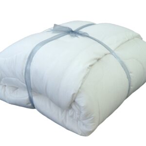 Vissage Cotton Comforter Double with Microfibre Filling : 300 GSM, White
