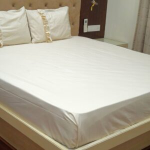 Vissage King Bedsheet with 2 Stylish Pillow Covers – 100% Cotton, Ecofriendly