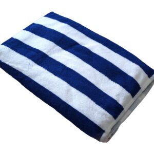 Vissage Blue & White Cabana Plush Pool Towel, 750gms, 90CM*180CM (Copy)